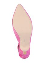 Andrea Conti Sling-Pumps aus weichem Samt-Chevreauleder PINK