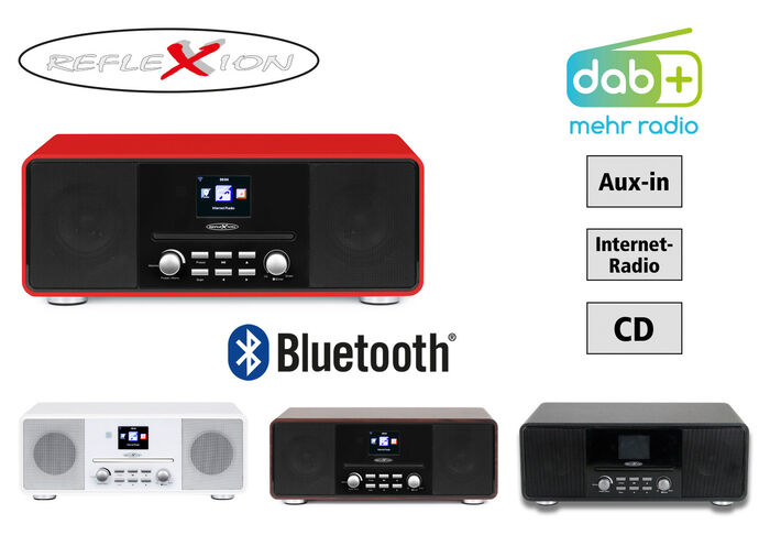 Reflexion HRA19INT Stereoanlage mit Internet-Radio BRAUN