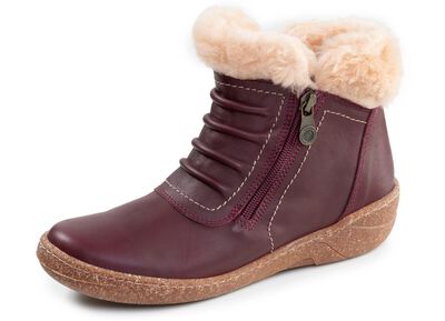 ELENA EDEN, gef&uuml;tterte Damen-Boots, Winterschuhe, Weite G, mit herausnehmbarem Fu&szlig;bett 