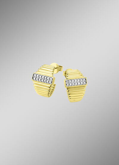 Brillant-Ohrstecker mit 28 Brillanten 