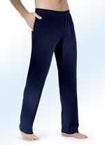 Zweierpack Schlaf- und Freizeithosen mit Seitentaschen 1X ANTHRAZIT, 1X MARINE