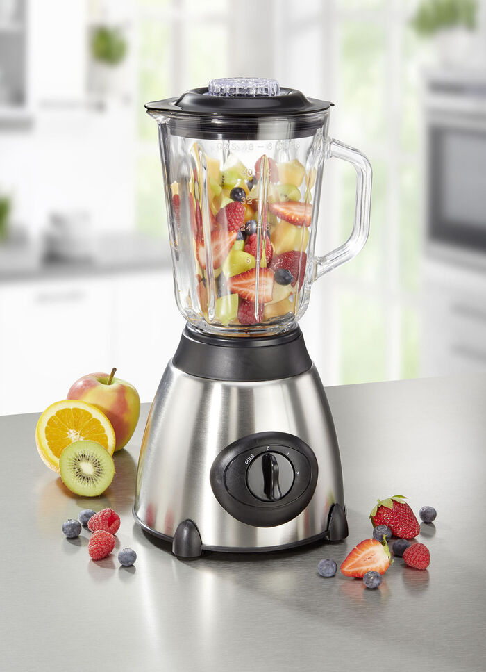 Multifunktions-Standmixer mit Kaffeemühlen-Aufsatz 