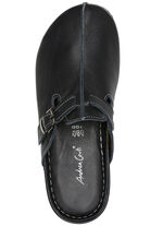 Andrea Conti Clog aus weichem Nappaleder SCHWARZ