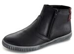 Gemini Stiefelette aus Rind-Nappaleder SCHWARZ