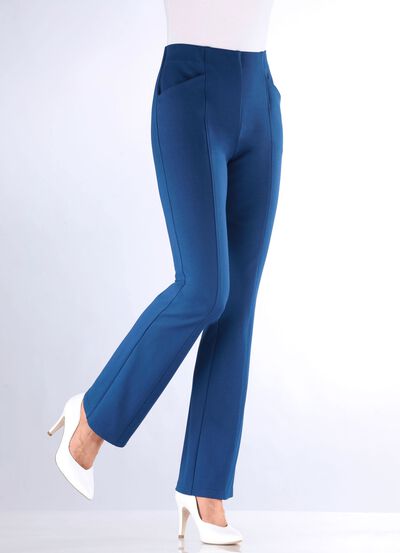 Jerseyhose mit ausgestellter Fu&szlig;weite 