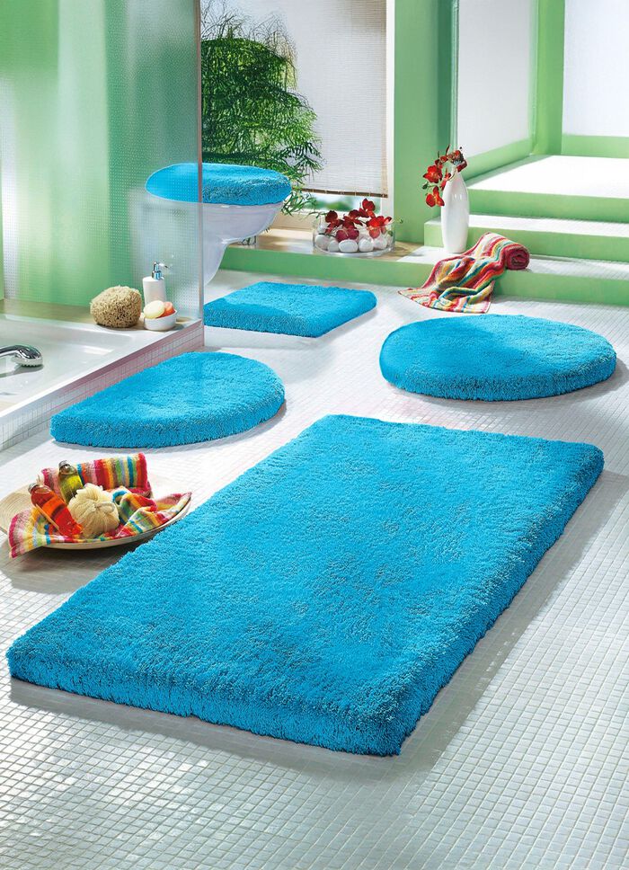 Mesana Badgarnitur mit rutschhemmender Rückseite TÜRKIS