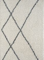 Traumhaft flauschige Shaggy-Br&uuml;cken, -Galerien und -Teppiche CREME