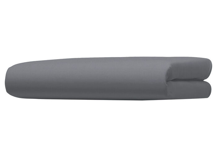 Luxuszwirn-Jersey-Spannbetttuch mit Elasthan ANTHRAZIT