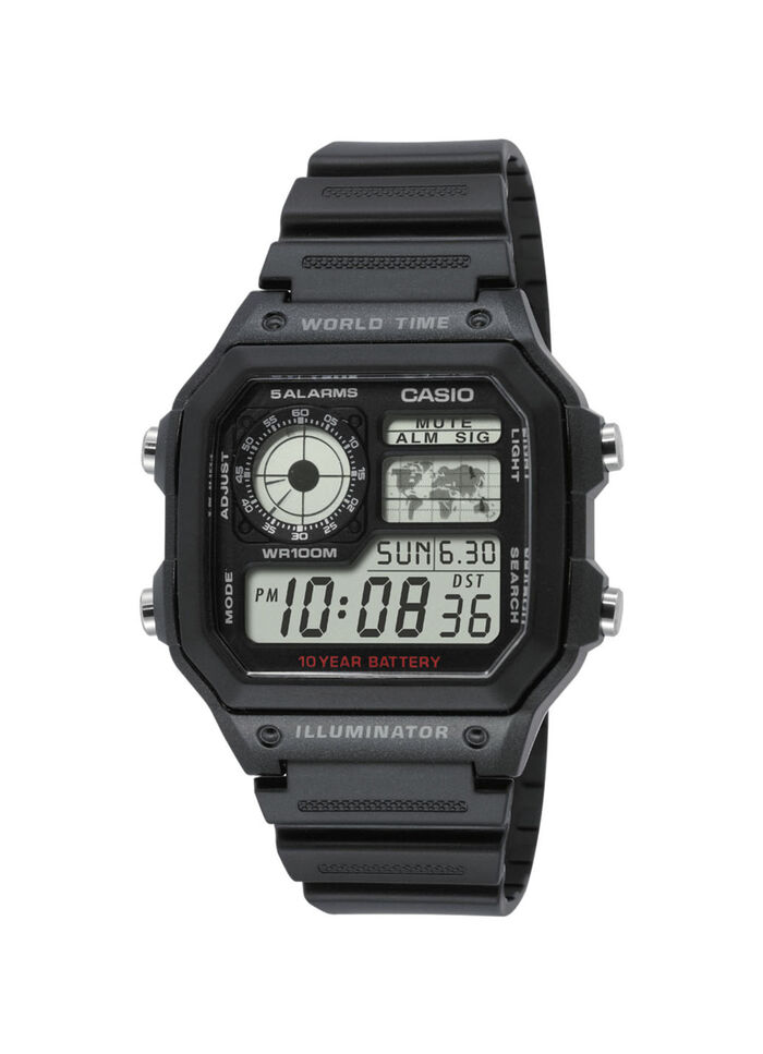  Casio Illuminator Digital-Herrenuhr 