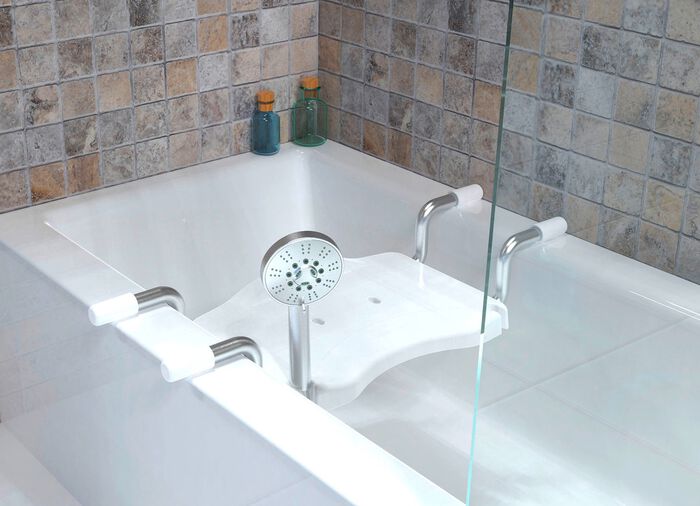 Badewannensitz aus stabilem Aluminium 