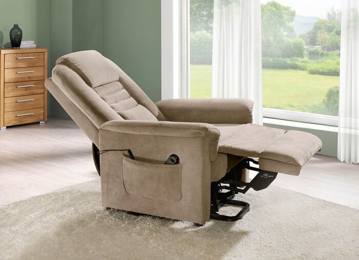 TV-Sessel mit Motor und Aufstehhilfe BEIGE