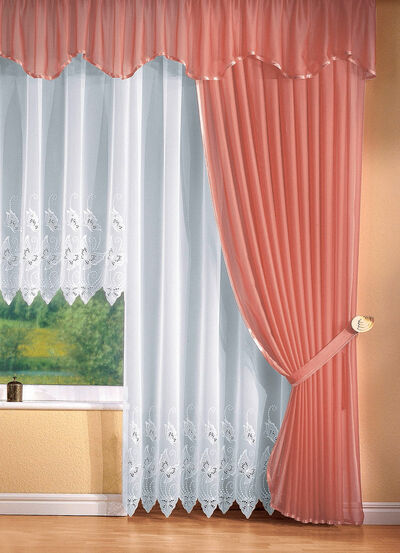 Querbehang mit Universalschienenband 