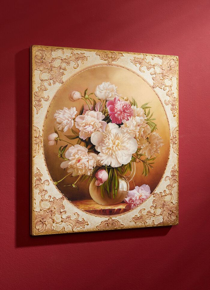 Bild mit Verzierung im Barock-Stil 