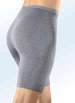 Sylvia Speidel Zweierpack Longpants mit Viskose 1X GRAU MELIERT, 1X SCHWARZ