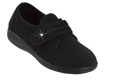 Klettslipper aus Stretchmaterial 