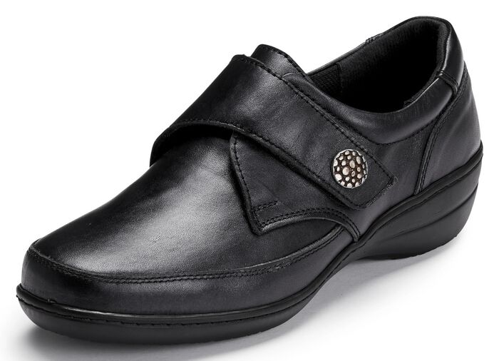 ELENA EDEN, bequeme Damen-Slipper, Weite H, mit herausnehmbarem Fu&szlig;bett 