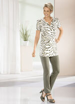 Longshirt mit dezenter Kr&auml;uselung 