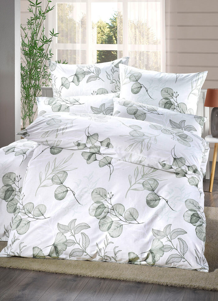 Bettwäsche-Garnitur in Renforcé-Qualität GRÜN