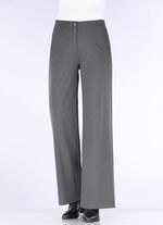 Schicke Hose in bequemer Weite  ANTHRAZIT MELIERT