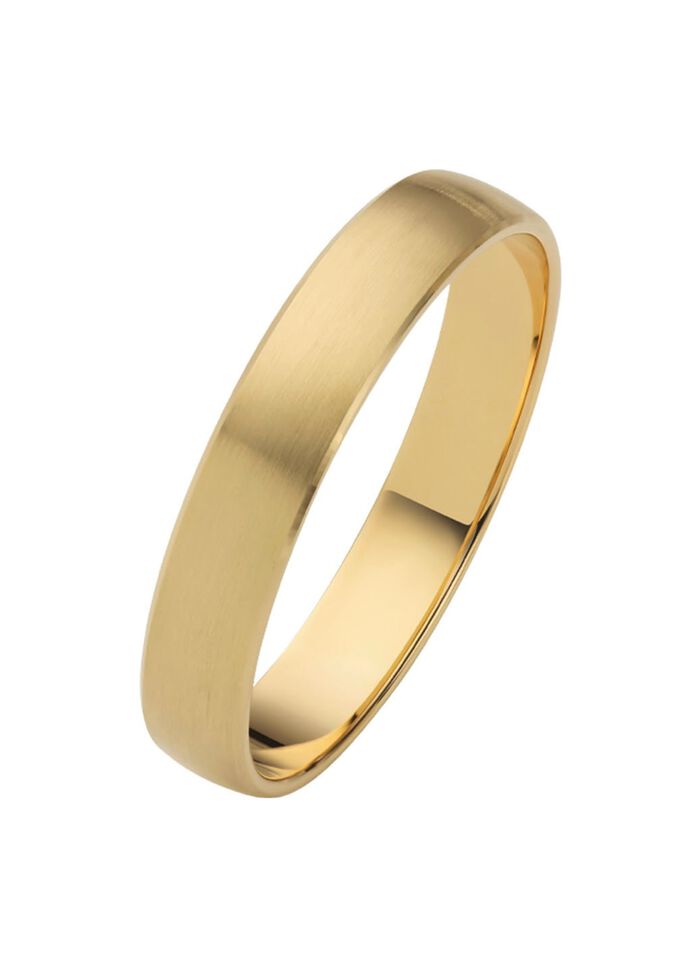 Satinierter Trauring 