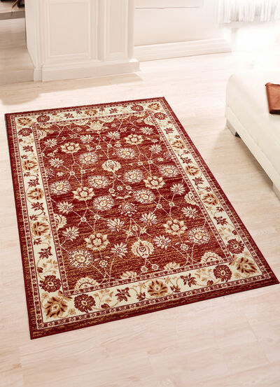 Brücken und Teppiche mit orientalischen Ranken- und Blütenmuster 