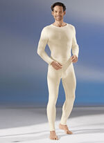 Schlupfjacke, langarm, mit Angora, in Ecru 