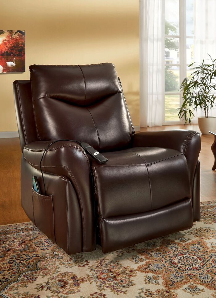 Bequemer Relaxsessel mit XXL-Sitzkomfort BRAUN
