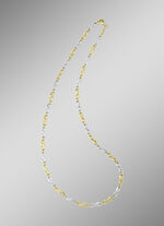 Bicolor-Halskette mit Unendlichkeitssymbol 