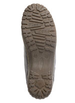 ELENA EDEN Schn&uuml;r-Bootie aus Leder-Materialmix DUNKELBLAU-BRAUN