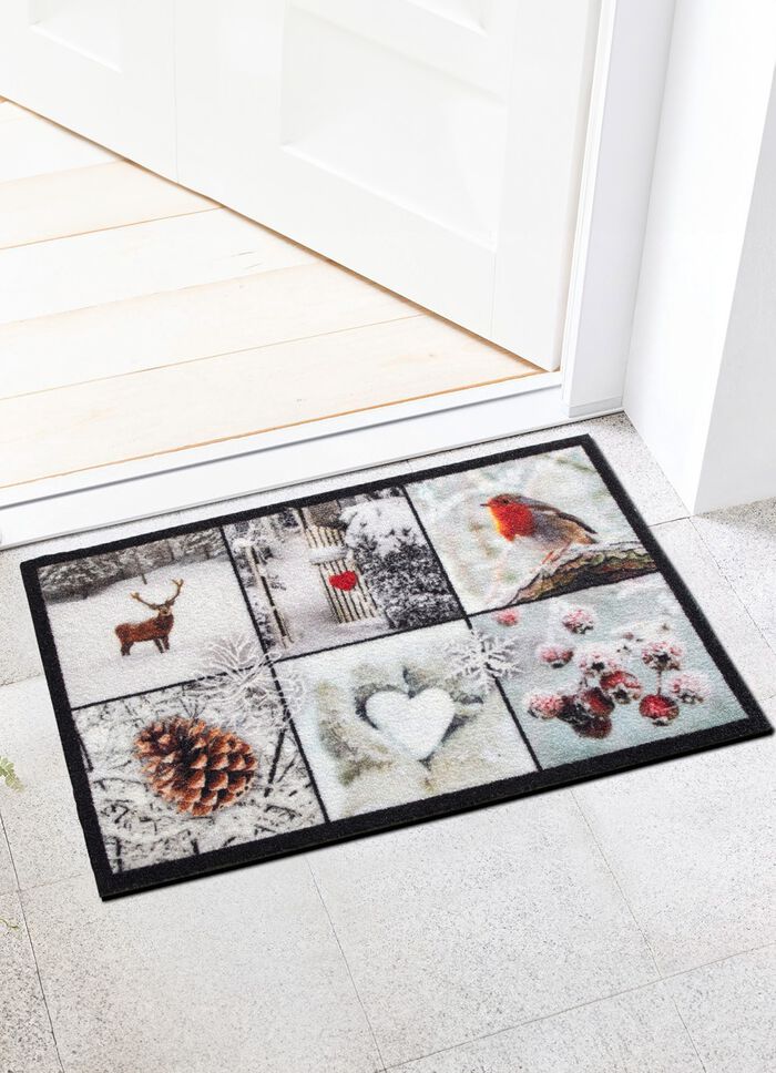 Fu&szlig;matte mit rutschemmender R&uuml;ckseite 