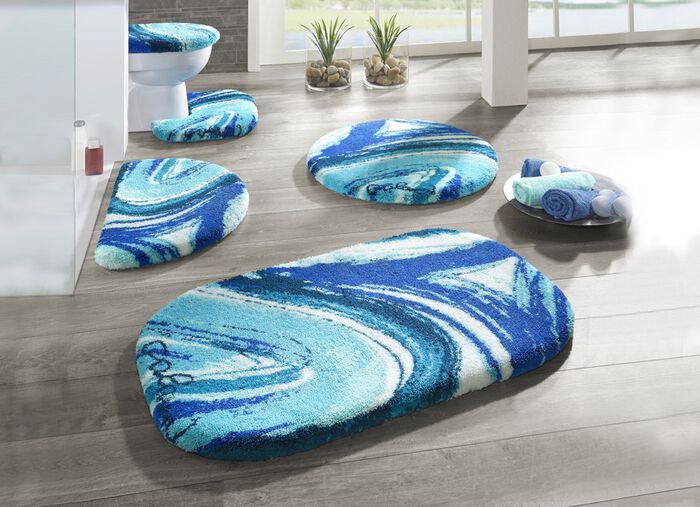 Designer-Badgarnitur in Supersoft Qualität BLAU