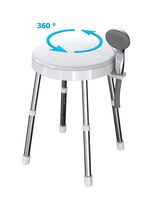 H&ouml;henverstellbarer Duschhocker 