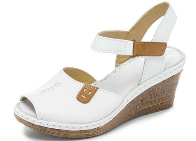 Gemini Sandalette aus schattiertem Rind-Nappaleder 