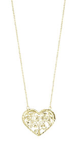 Romantischer Anhänger mit Ankerkette 