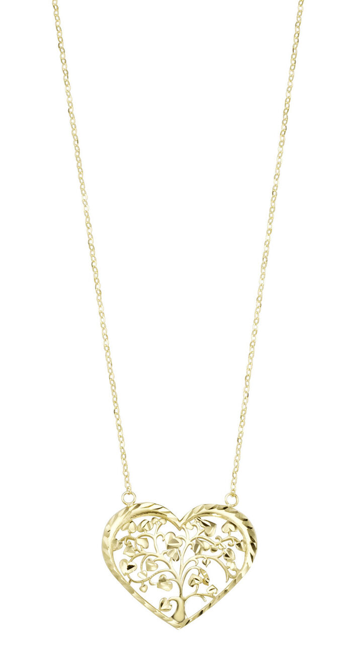 Romantischer Anhänger mit Ankerkette 