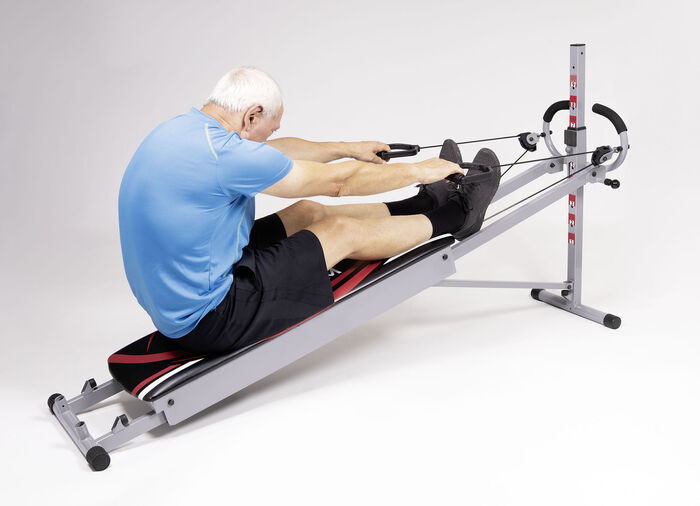 Heimtrainer mit Trainingsanleitung und Ern&auml;hrungsratgeber 