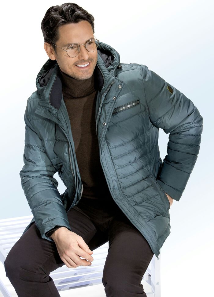 Steppkurzjacke von „Cabano" PETROL