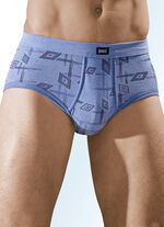 Fünferpack Slips aus Feinripp mit Eingriff 