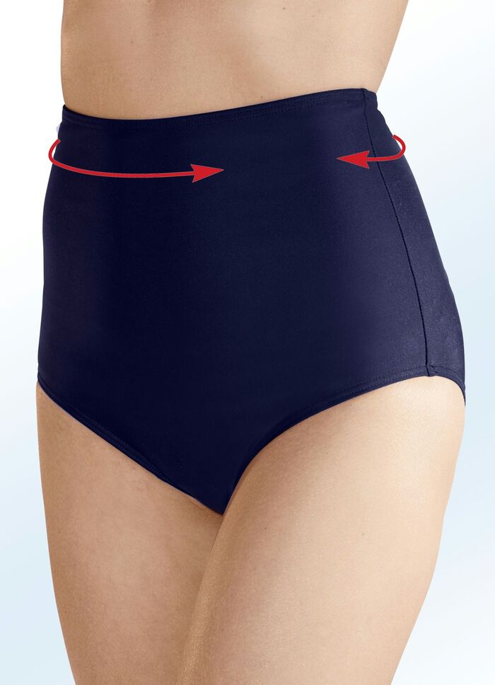 Zweierpack Bikinihosen, hoch geschnitten, mit formendem Vorderfutter 