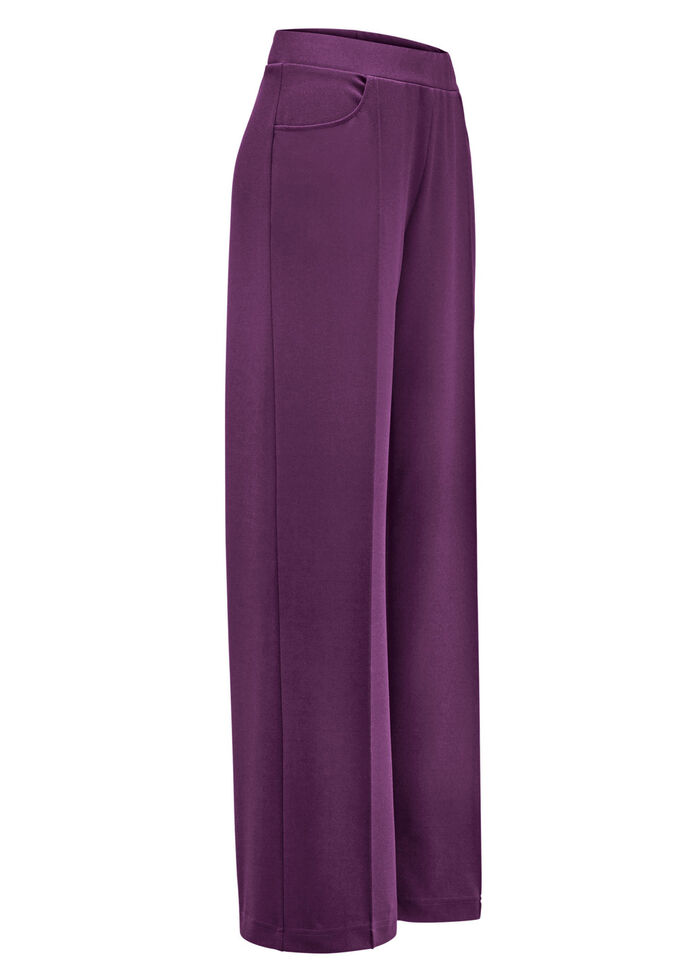 Hose in modischer Weite BEERE