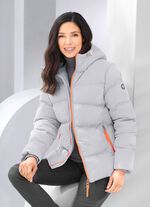 Jacke mit Windfangärmeln HELLGRAU