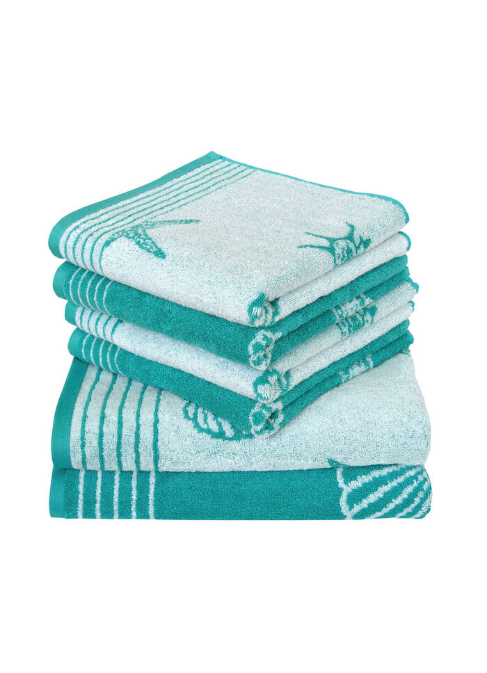Frottier-Serie von Dyckhoff aus 100% Baumwolle TÜRKIS