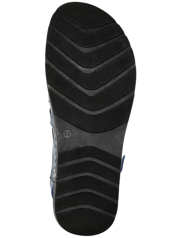 Gemini Sandale mit elastischer Zierschnürung JEANS