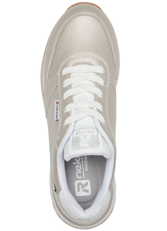 Rieker Sneaker mit MemoSoft-Textilfu&szlig;bett GOLDBEIGE