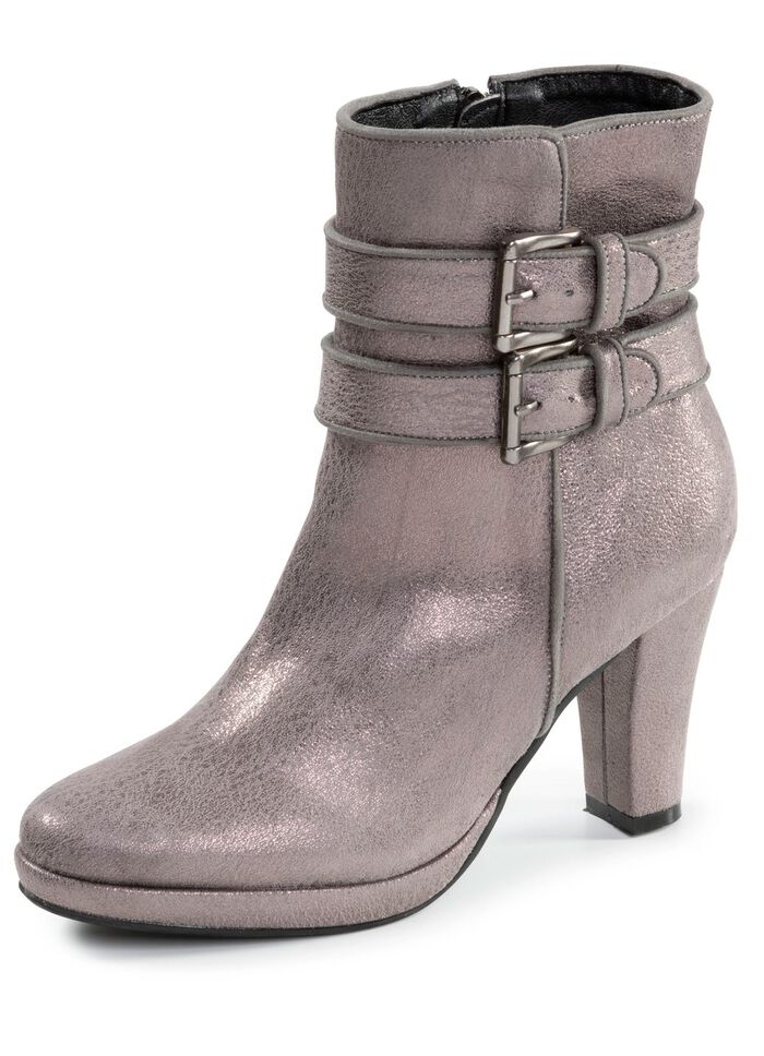 Andrea Conti, trendige Damen-Stiefeletten, mit Rei&szlig;verschluss 