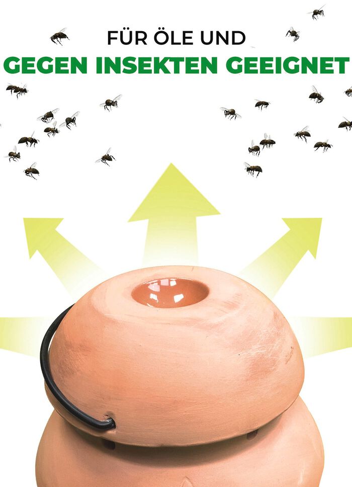 Kerzen-Laterne/Zusatzheizung 