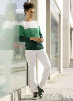 Figurformende Jeans WEISS