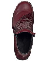 ELENA EDEN Bootie aus teilweise reptilgepr&auml;gtem Nappaleder 