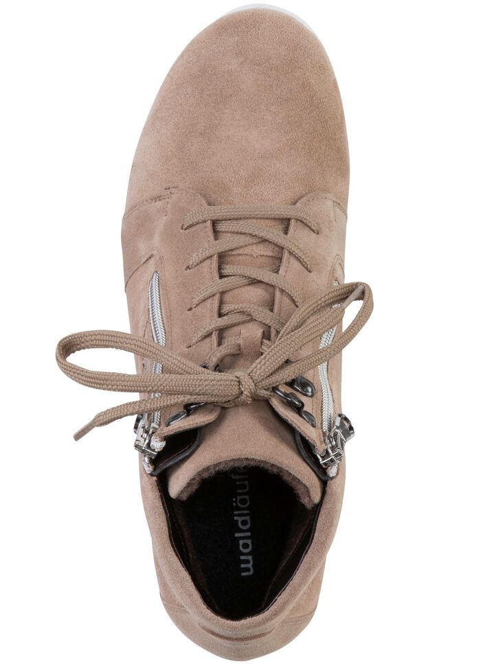 Waldl&auml;ufer Schn&uuml;r-Bootie mit seitlichen Glitzersteinchen 