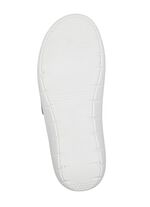 ELENA EDEN Pantolette mit Klettspange HELLGRAU-BUNT